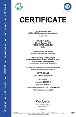 Certificazione IAFT 16949